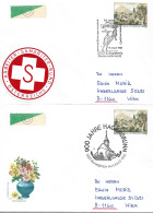 CHURCH, BAD AUSSEE, HAGENBRUNN, SAMARITAN, CHRISTMAS, 1983, 4XCOVER FDC, BISAMBERG, EICHGRABEN, GALTUR, KLAFFER, AUSTRIA - Eglises Et Cathédrales