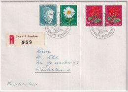 MiNr. 786x - 788x Schweiz 1963, 30. Nov. „Pro Juventute“: Wiesen- Und Gartenblumen - R-FDC - FDC