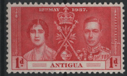 Antigua : N° 78 X Neuf Avec Trace De Charnière Année 1937 - 1858-1960 Colonia Britannica
