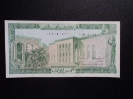 LIBAN * : 5 LIVRES   1978    P 62c      NEUF - Libano