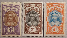 Océanie Colonie YT 21 à 23 ** - Neufs