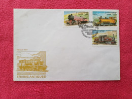 CAMBODGE / CAMBODIA/ FDC The Locomotives Train 1996 - Cambodge
