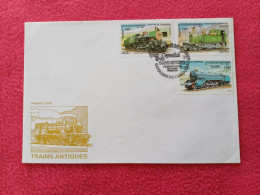 CAMBODGE / CAMBODIA/ FDC The Locomotives Train 1996 - Cambodge