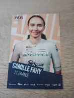 Cyclisme Cycling Ciclismo Ciclista Wielrennen Radfahren FAHY CAMILLE (Winspace Orange Seal 2025) - Cycling