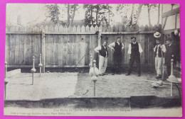 Cpa Dax Une Partie De Quilles De 9 Entre Les Champions Dacquois Carte Postale 40 Landes Rare Sport - Dax