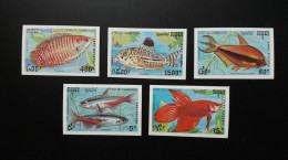CAMBODGE / CAMBODIA/ Fish 1992 ( Imperf ) - Cambodge