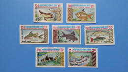 CAMBODGE / CAMBODIA/ The Native Fish Of Kampuchea 1983 Imperf - Cambodge