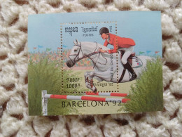 CAMBODGE / CAMBODIA/ S/S Summwe Olympic Games In Barcelona 1992 - Cambodge
