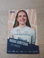 Cyclisme Cycling Ciclismo Ciclista Wielrennen Radfahren GONTOVA NADIA (Winspace Orange Seal 2025) - Cycling