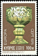 Collectible Postage Stamp, Cyprus #445, Complete Set, Year: 1976, Topic: Europa, Condition: Never Hinged - Autres & Non Classés