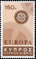Collectible Postage Stamp, Cyprus #297, Complete Set, Year: 1967, Topic: Europa, Condition: Never Hinged - Autres & Non Classés