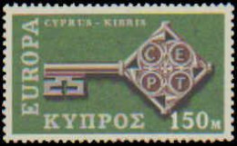 Collectible Postage Stamp, Cyprus #314, Complete Set, Year: 1968, Topic: Europa, Condition: Never Hinged - Autres & Non Classés