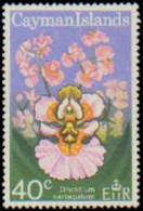Collectible Postage Stamp, Cayman Islands #287, Complete Set, Year: 1971, Topic: Flowers, Condition: Hinged - Iles Caïmans