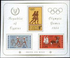 Collectible Postage Stamp, Cyprus #243a, Complete Set, Year: 1964, Condition: Never Hinged - Autres & Non Classés