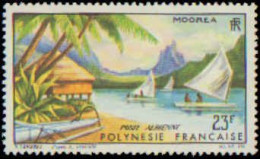 Collectible Postage Stamp, French Polynesia #211-215, C32, Complete Set, Year: 1964, Condition: Never Hinged - Autres & Non Classés