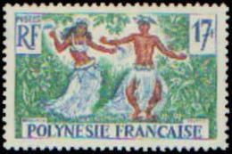 Collectible Postage Stamp, French Polynesia #193-194, Complete Set, Year: 1960, Condition: Never Hinged - Autres & Non Classés
