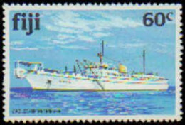 Collectible Postage Stamp, Fiji #445-448, Complete Set, Year: 1981, Topic: Ships, Condition: Never Hinged - Fidji (1970-...)