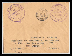 1417 1914/1918 Commandants D'armes Poste De Temara 30/3/1914 Lettre Cover Occupation Du Maroc War - WW I