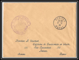 1384 1914/1918 Commandants D'armes Région Rabat Kénitra 5/3/1914 Lettre Cover Occupation Du Maroc War - WW I