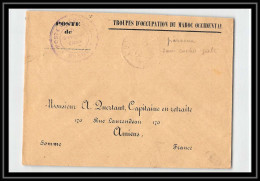 1361 Commandants D'armes Bou Znika (Bouznika) Casablanca 1913 Lettre Cover Occupation Du Maroc War - Brieven En Documenten