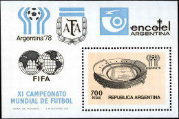 Collectible Postage Stamp, Argentina #1192, Complete Set, Year: 1978, Topic: Soccer, Condition: Never Hinged - Autres & Non Classés