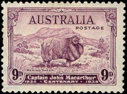 Collectible Postage Stamp, Australia #149, Complete Set, Year: 1934, Condition: Hinged - Autres & Non Classés