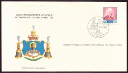 Saint-Marin, FDC, Enveloppe Du 8 Février 1984  " Jeux Olympiques " - FDC