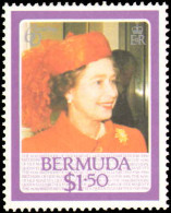 Collectible Postage Stamp, Bermuda #499-503, Complete Set, Year: 1986, Topic: Royalty, Condition: Never Hinged - Bermudes