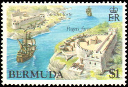 Collectible Postage Stamp, Bermuda #429-432, Complete Set, Year: 1982, Condition: Never Hinged - Bermudes