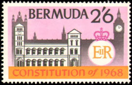 Collectible Postage Stamp, Bermuda #222-225, Complete Set, Year: 1968, Condition: Never Hinged - Bermudes