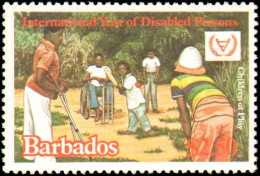 Collectible Postage Stamp, Barbados #543-546, Complete Set, Year: 1981, Condition: Never Hinged - Barbades (1966-...)