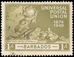 Collectible Postage Stamp, Barbados #212-215, Complete Set, Year: 1949, Condition: Used - Barbades (1966-...)