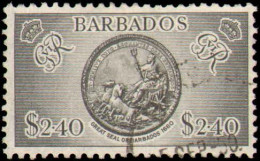Collectible Postage Stamp, Barbados #235-247, Complete Set, Year: 1953-1957, Condition: Used - Barbades (1966-...)