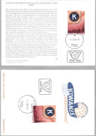 KIWANIS, INTERNATIONAL CONGRESS, CHILDREN, 1983, 2XCARD FDC, VIENNA, AUSTRIA - Autres & Non Classés