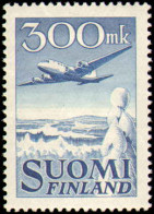 Collectible Postage Stamp, Finland #C3, Complete Set, Year: 1950, Topic: Aviation - Airplanes, Condition: Hinged - Autres & Non Classés