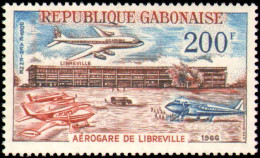 Collectible Postage Stamp, Gabon #C49, Complete Set, Year: 1966, Condition: Never Hinged - Gabon (1960-...)