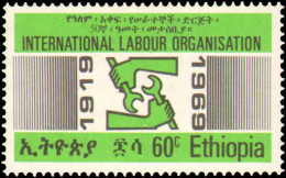 Collectible Postage Stamp, Ethiopia #525-526, Complete Set, Year: 1969, Condition: Never Hinged - Ethiopie