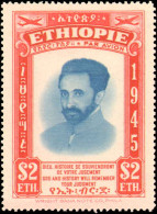 Collectible Postage Stamp, Ethiopia #278-280, C21-C22, Complete Set, Year: 1947, Condition: Never Hinged - Ethiopie