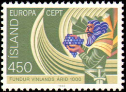 Collectible Postage Stamp, Iceland #554-555, Complete Set, Year: 1982, Topic: Europa, Condition: Never Hinged - Autres & Non Classés