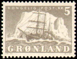 Collectible Postage Stamp, Greenland #35-38, Complete Set, Year: 1950, Condition: Never Hinged - Autres & Non Classés