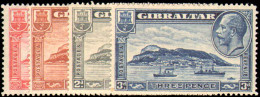 Collectible Postage Stamp, Gibraltar #96-99, Complete Set, Year: 1931-1933, Condition: Hinged - Gibraltar