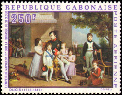 Collectible Postage Stamp, Gabon #C83-C85, Complete Set, Year: 1969, Topic: Art, Condition: Never Hinged - Gabon (1960-...)