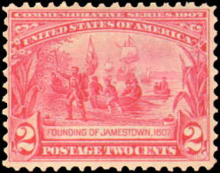 Collectible Postage Stamp, United States #329, Complete Set, Year: 1907, Condition: Hinged - Autres & Non Classés