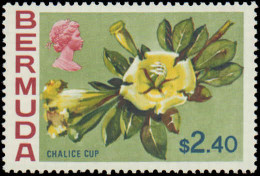 Collectible Postage Stamp, Bermuda #255-271, Complete Set, Year: 1970, Topic: Flowers, Condition: Hinged - Bermudes