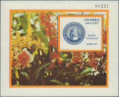 Collectible Postage Stamp, Colombia #C635, Complete Set, Year: 1977, Topic: Flowers, Condition: Never Hinged - Colombie