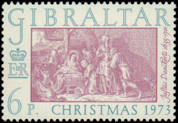 Collectible Postage Stamp, Gibraltar #303-304, Complete Set, Year: 1973, Condition: Never Hinged - Gibraltar