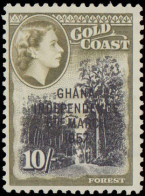 Collectible Postage Stamp, Ghana #5-13, Complete Set, Year: 1957, Condition: Never Hinged - Ghana (1957-...)
