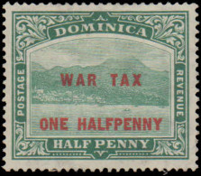 Collectible Postage Stamp, Dominica #MR1, Complete Set, Year: 1916, Condition: Hinged - Dominique (1978-...)