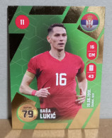 SASA LUKIC Serbia Fulham 2024 Euro Cup Play Time Serbia Football Trading Card - Other & Unclassified