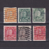 CANADA 1930, Sg# 304-309, CV £50, Coil Stamps, Used - Oblitérés